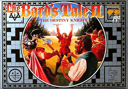 Bard's Tale II, The - The Destiny Knight (Japan) box art